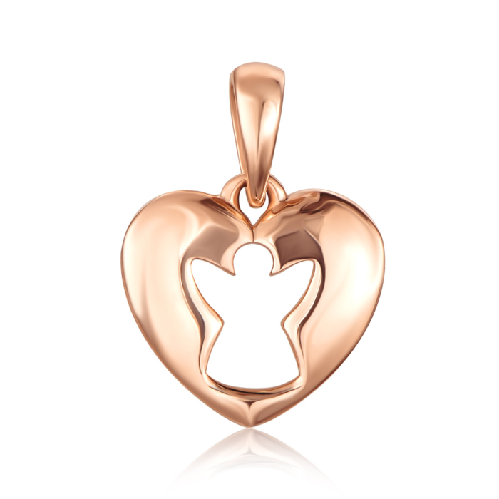 Золота підвіска «Ангел» без вставки. Артикул 31694/01/0