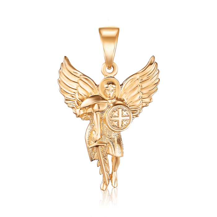 Золота підвіска без вставки. Артикул 31706/01/0