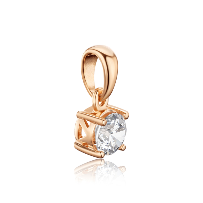 Золота підвіска з фіанітом Tesori 31711/01/0/4028