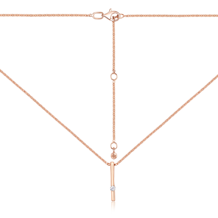 Золоте кольє з фіанітом. Артикул 31720/66024/01/0/171