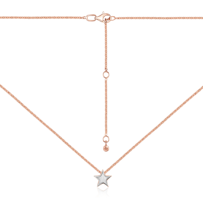 Золотая цепочка с подвеской «Звездочка». Артикул 31726/66024-1/01/1