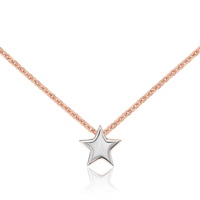 Золотая цепочка с подвеской «Звездочка». Артикул 31726/66024-1/01/1