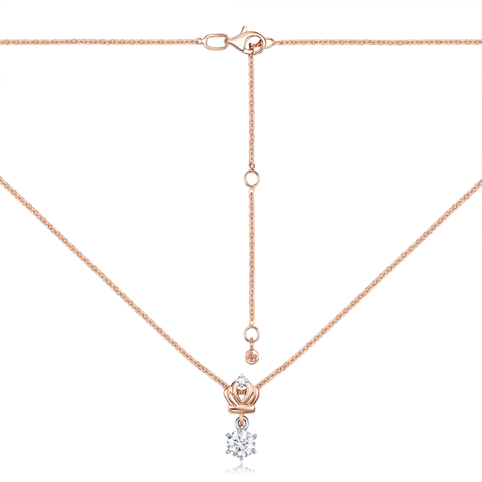 Золоте кольє з фіанітами Tesori. Артикул 31751/66024-1/01/1/4192