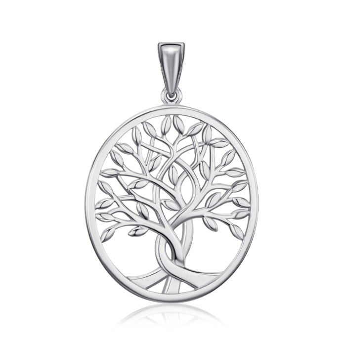 Серебряная подвеска без вставки 31895/12/1