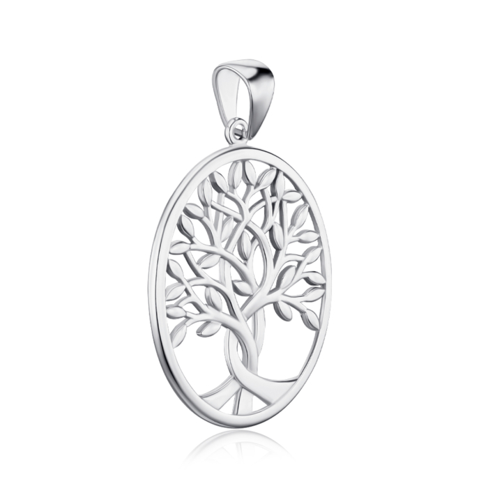 Серебряная подвеска без вставки 31895/12/1