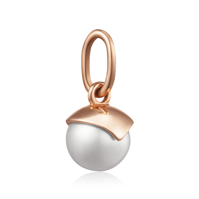 Золота підвіска з перлиною. Артикул 3190804101-P/01/4979