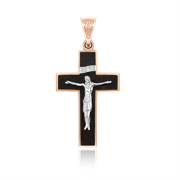 Дерев'яний хрестик. Розп'яття Христа. Артикул 31967/01/0