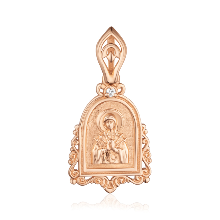 Золота підвіска-ладанка. Артикул 32050/01/0/3