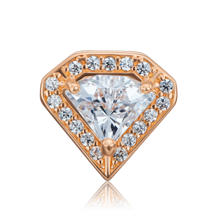 Золота підвіска з фіанітом S 32253/01/0/4396