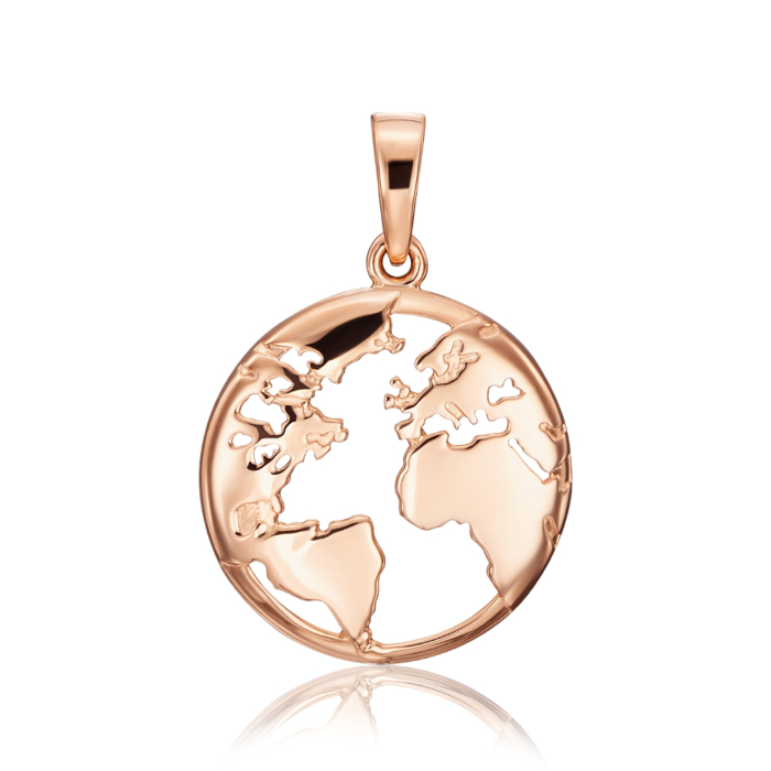 Золота підвіска без вставки. Артикул 32305/01/0