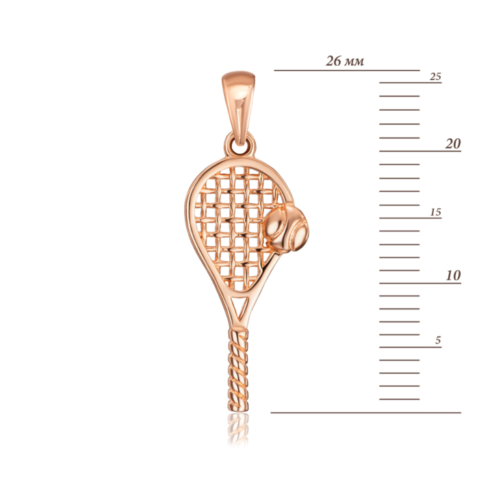 Золота підвіска без вставки. Артикул 32322/01/0