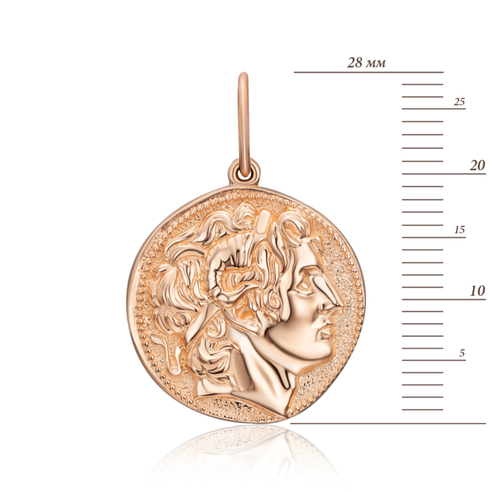 Золота підвіска без вставки. Артикул 32362/01/0