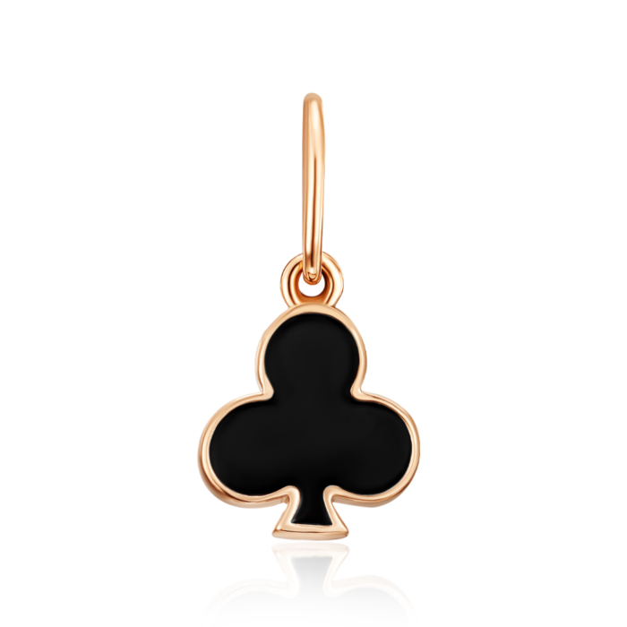 Золота підвіска з емаллю. Артикул 32417/01/0/389