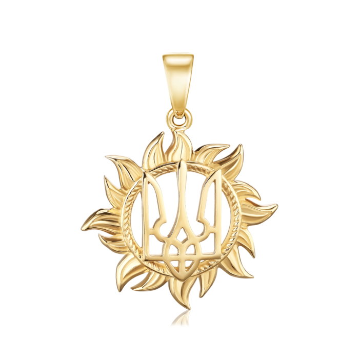 Золота підвіска без вставки. Артикул 32443/03/0