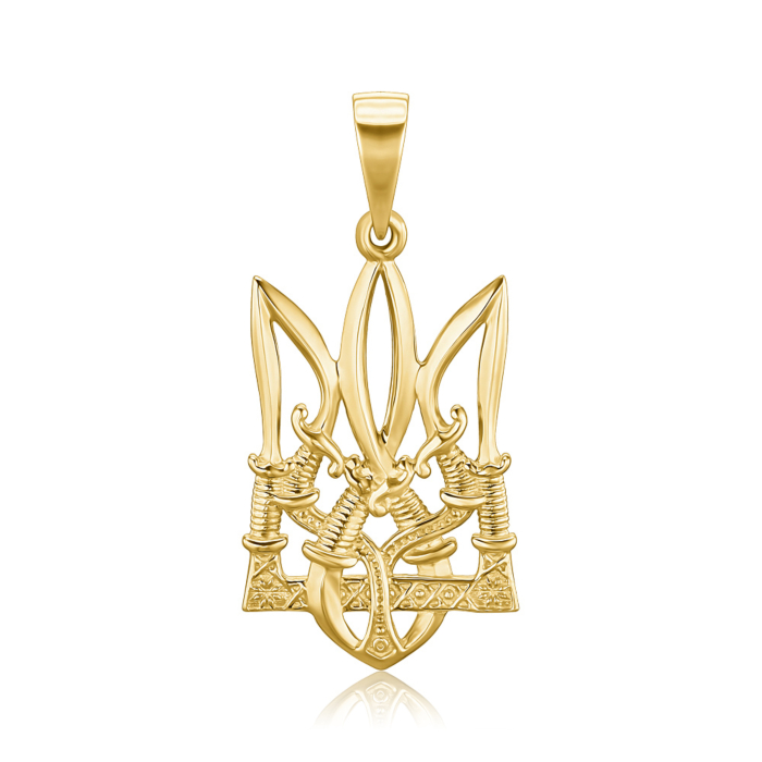 Золота підвіска без вставки. Артикул 32453/03/0