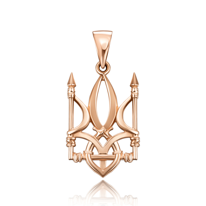 Золота підвіска "Тризуб". Артикул 32464/01/0