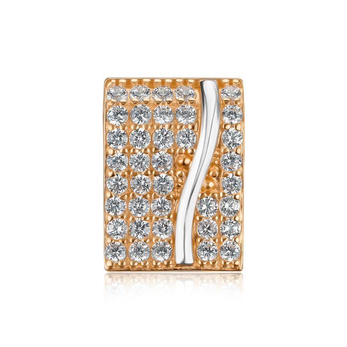 Золота підвіска з фіанітами 32501/01/1/13