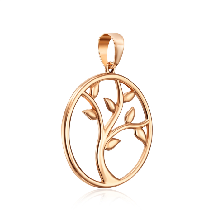 Золота підвіска без вставки. Артикул 32533/01/0