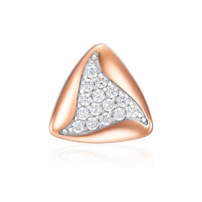 Золота підвіска з фіанітами. Артикул 32661/01/1/3