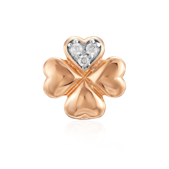 Золота підвіска з фіанітами. Артикул 32663/01/1/13