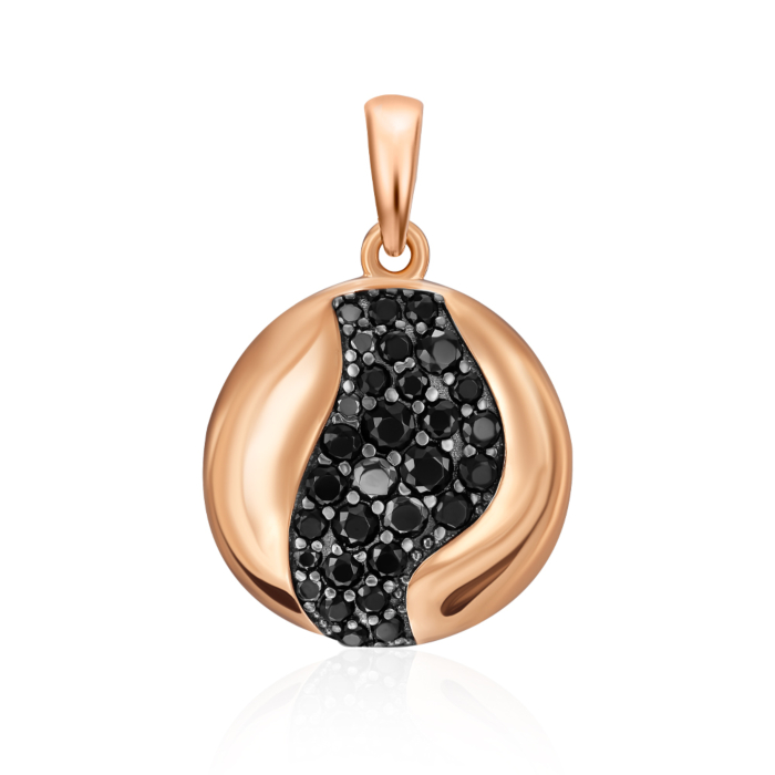 Золота підвіска з фіанітами. Артикул 32664/01/1/4929