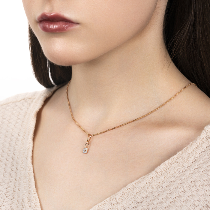 Золота підвіска Замок 32704/01/1/1