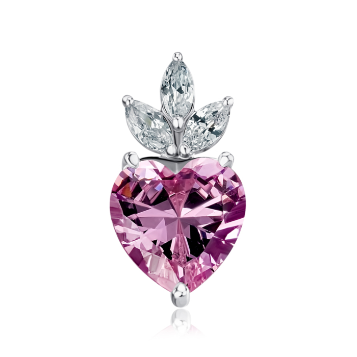 Золота підвіска з фіанітами. Артикул 32751/02/1/21236