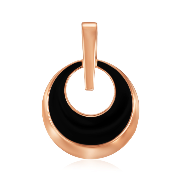 Золота підвіска з емаллю. Артикул 32753/01/0/389