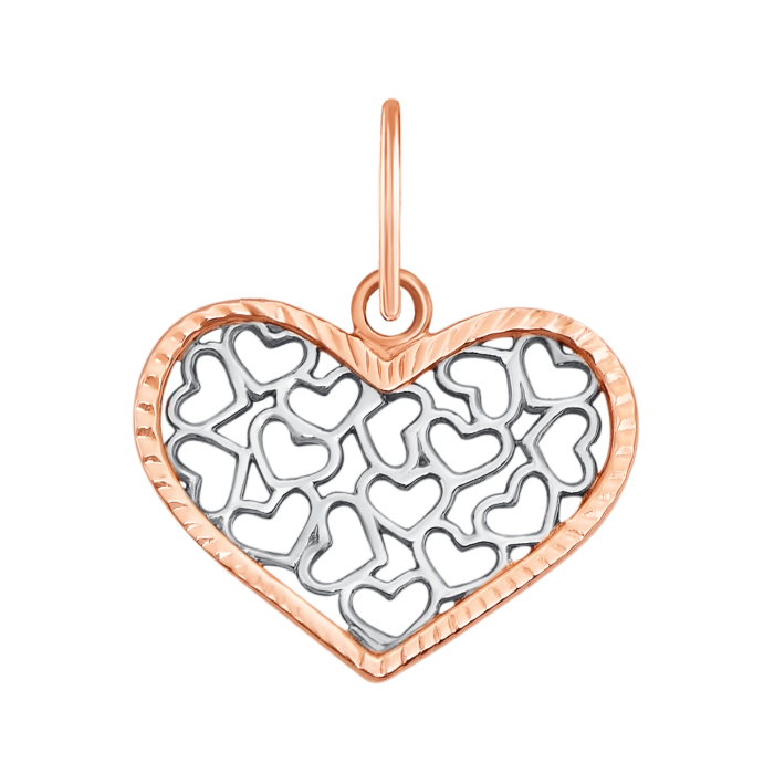 Золота підвіска «Серце». Артикул 3279