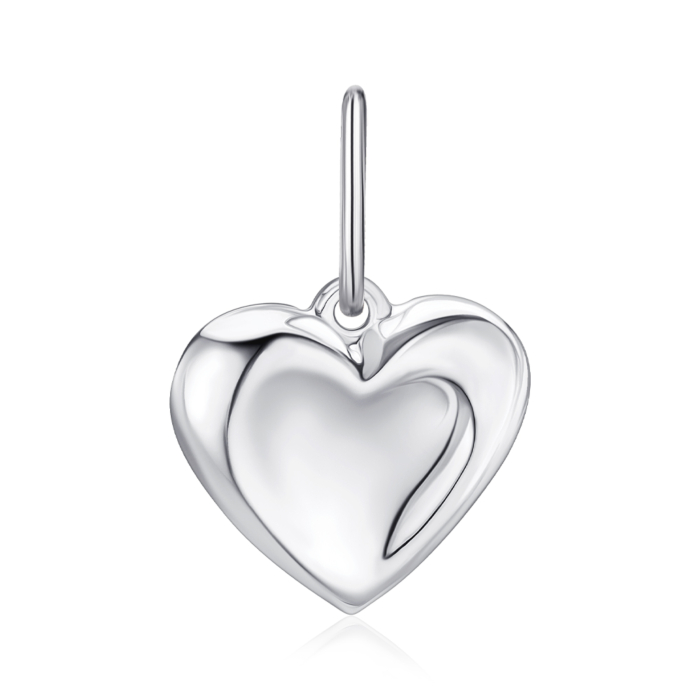 Подвес-сердце из серебра 33020/12/1