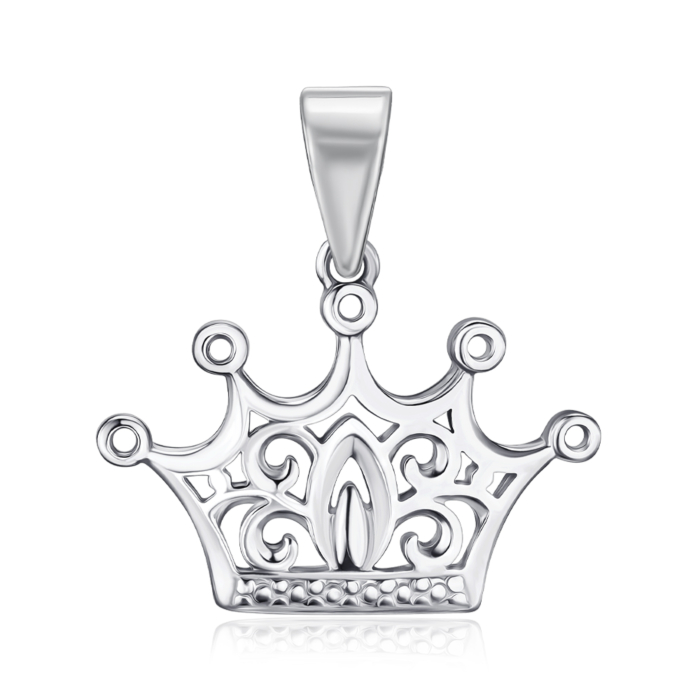 Срібна підвіска без вставки. Артикул 35086/12/1