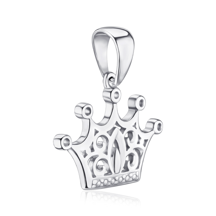 Срібна підвіска без вставки. Артикул 35086/12/1