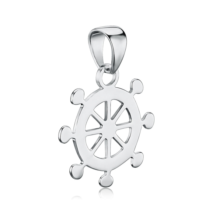 Срібна підвіска без вставки. Артикул 35099/12/1