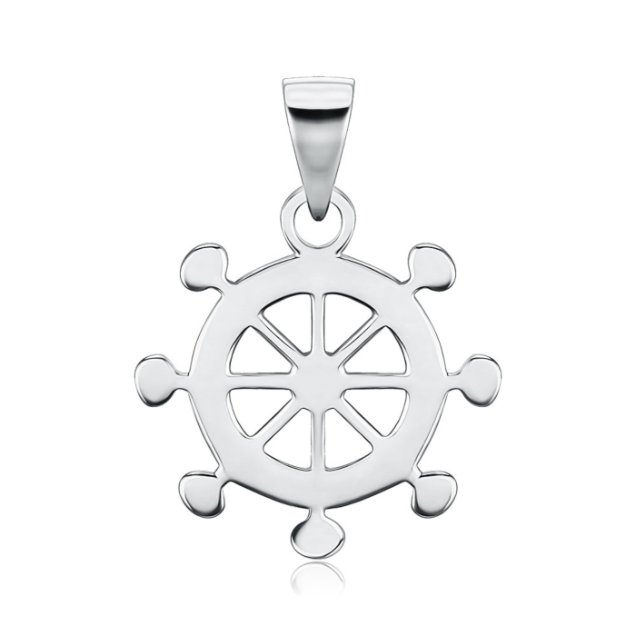 Срібна підвіска без вставки. Артикул 35099/12/1