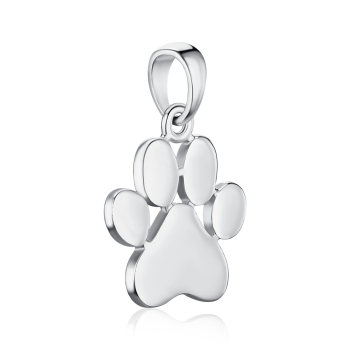 Срібна підвіска Лапка без вставки 35113/12/1
