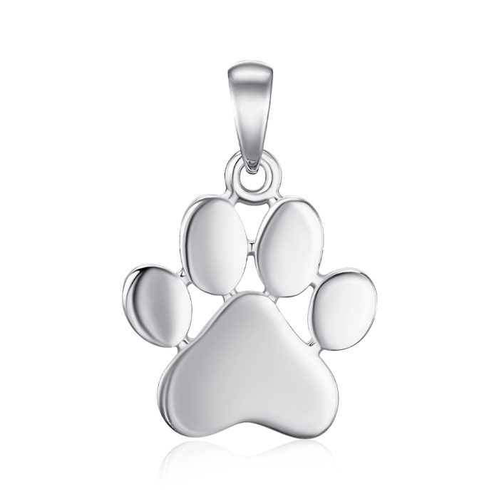 Срібна підвіска Лапка без вставки 35113/12/1
