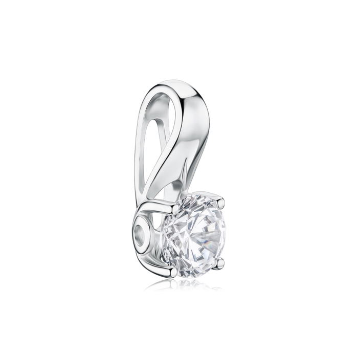 Срібна підвіска з фіанітом Tesori Zirconia 35144/12/1/4026