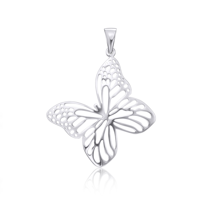 Серебряная подвеска "Бабочка". Артикул 35284/12/1