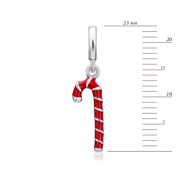 Срібна підвіска з емаллю. Артикул 35360/12/1/392