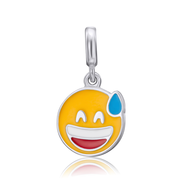 Срібна підвіска з емаллю. Артикул 35426/12/1/3885