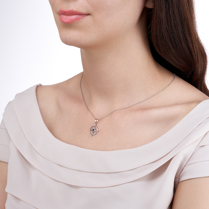 Срібна підвіска. Артикул 35548/12/1/203