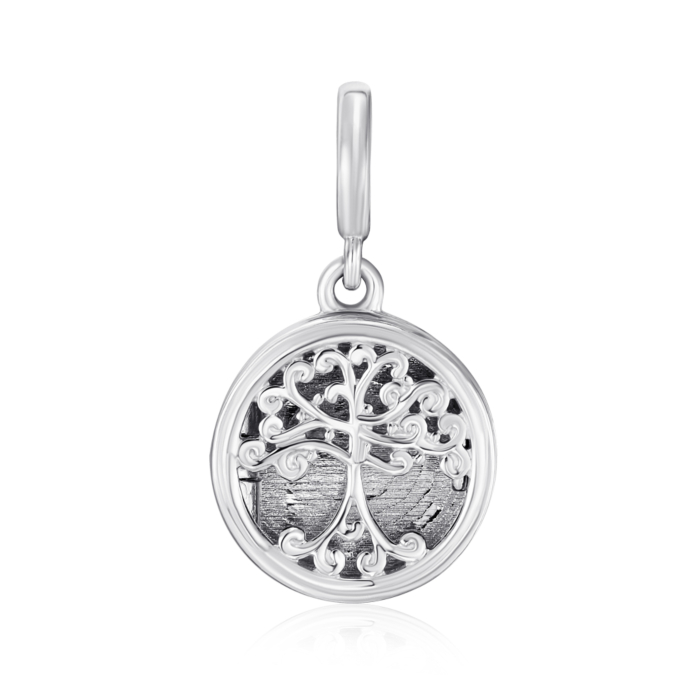 Срібна підвіска-шарм без вставки. Артикул 35588/12/1