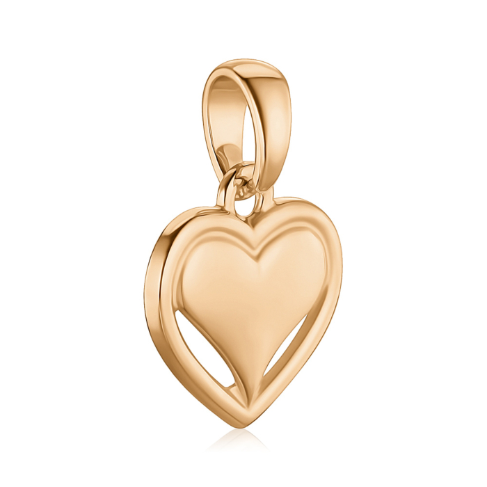 Срібна підвіска з позолотою 35606-Пз/17/0