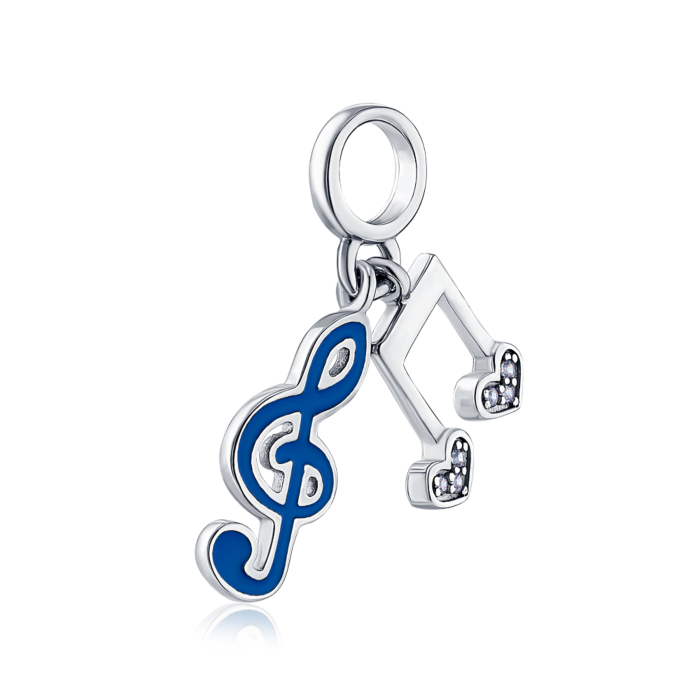 Срібна підвіска з фіанітами. Артикул 35721/12/1/1556