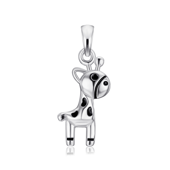 Срібна підвіска з емаллю. Артикул 35803/12/1/389