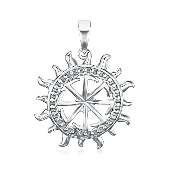 Срібна підвіска без вставки 35846/12/1