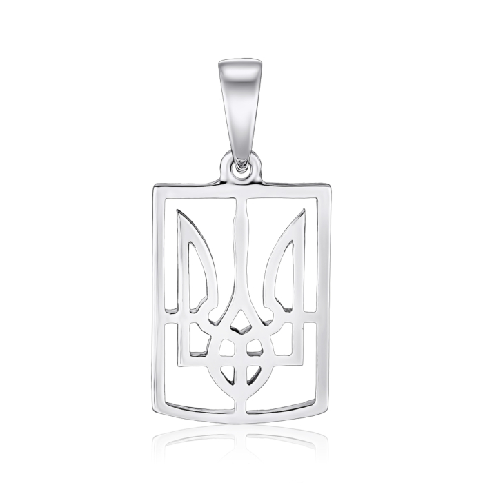 Срібна підвіска без вставки. Артикул 35889/12/1