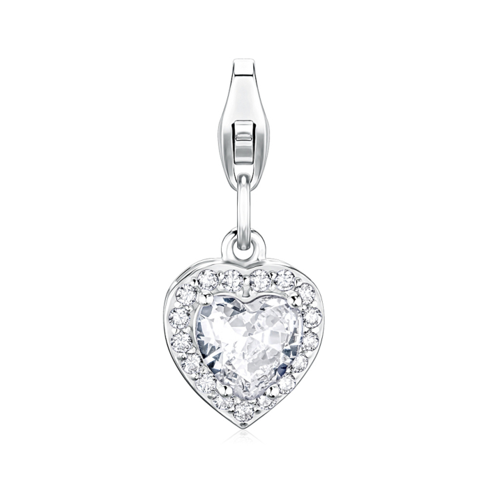 Срібна підвіска на карабіні 35915/12/1/656