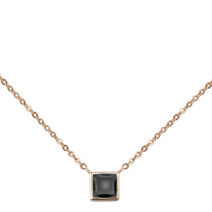 Золотое колье с эмалью. Артикул 60192/66024-3/01/0/389