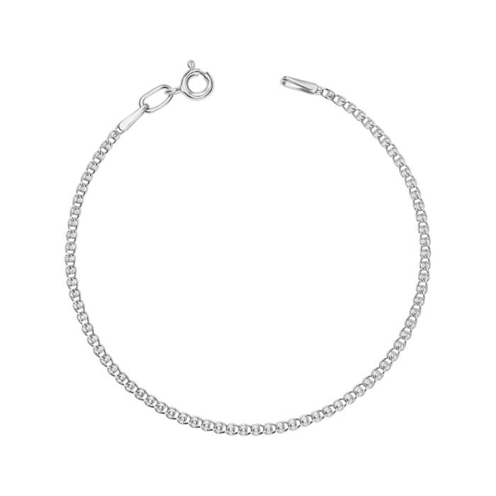 Серебряный браслет без вставки 37012-B/12